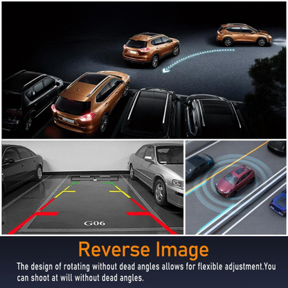 360 Degree View 4 Channel Dash Camera