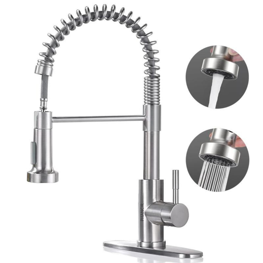 Modern Kitchen Faucet with Pull Down Sprayer