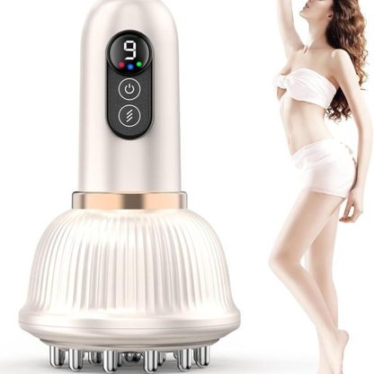 Portable Handheld Body Massager with Heat & Vibration