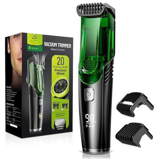 Vacuum Beard Shaver for Men