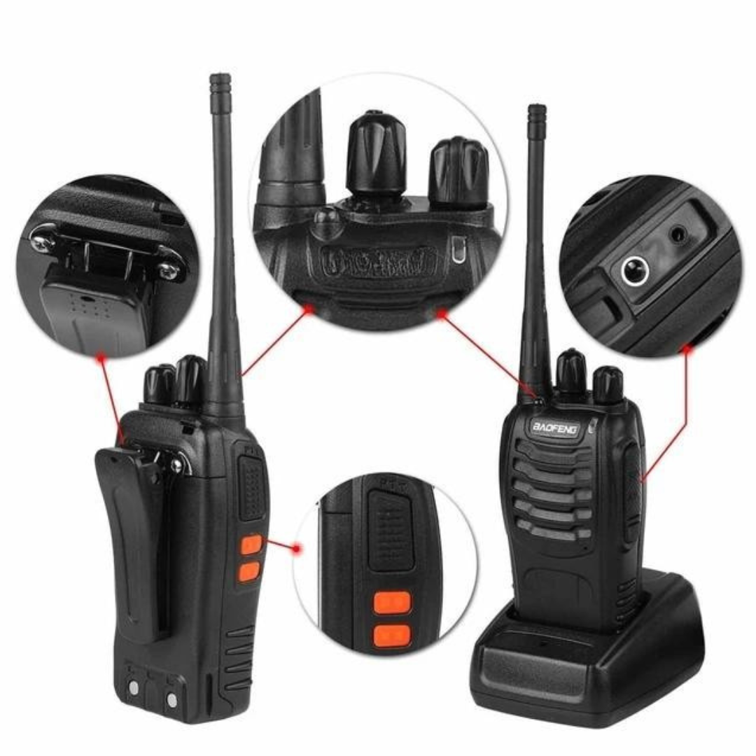 4pcs Long Range Two Way Ham Radios Transceiver