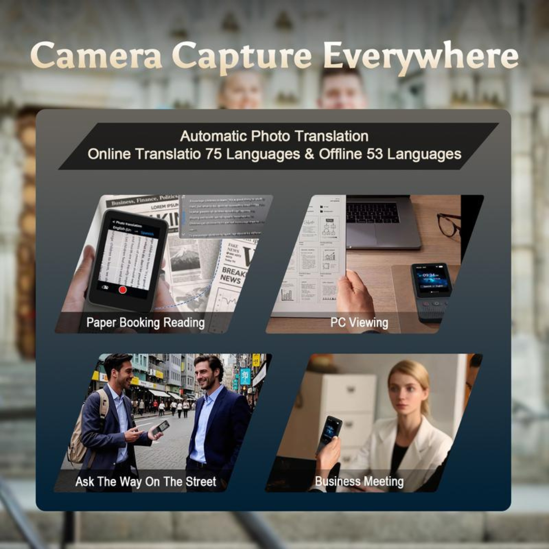 Portable AI Language Translator Device