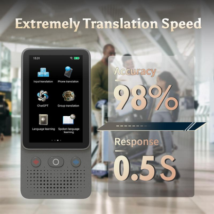 Portable AI Language Translator Device