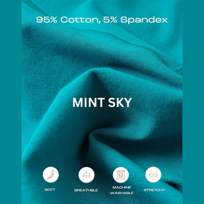 Bavocado Women's Plus Size XL-5XL High Waisted Cotton Underwear