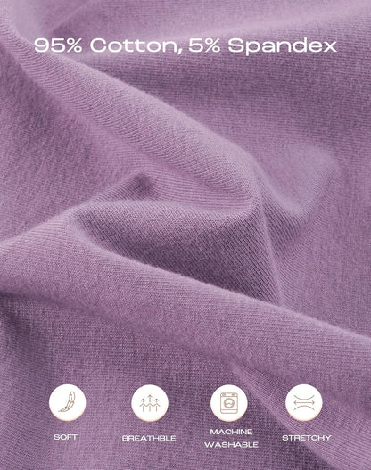 Bavocado Women's Plus Size XL-5XL High Waisted Cotton Underwear